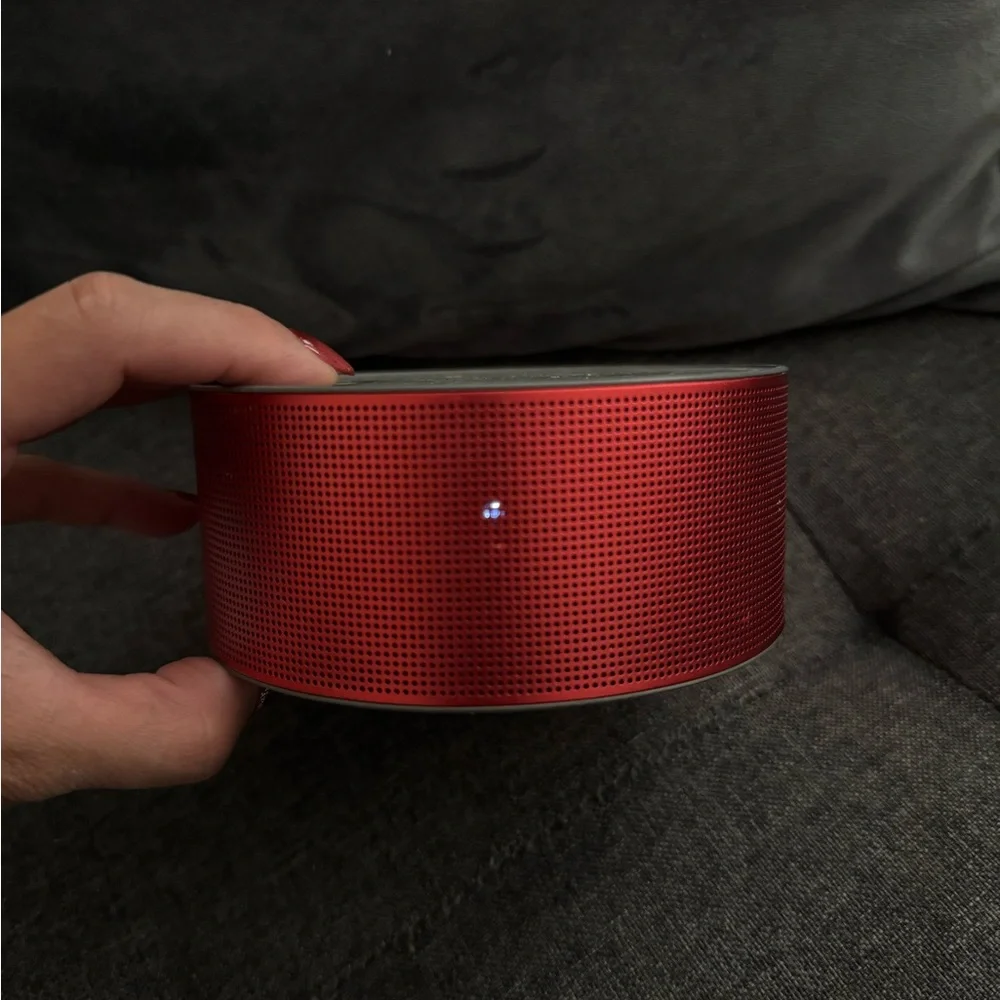 Williams Sonoma Red and Gray Accent Bluetooth Speaker